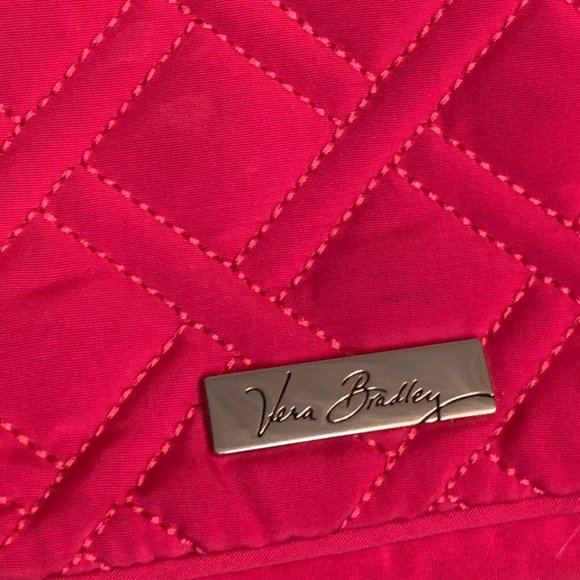 Vera Bradley Fuchsia Pink Crossbody Hot Pink Magenta - Picture 4 of 6